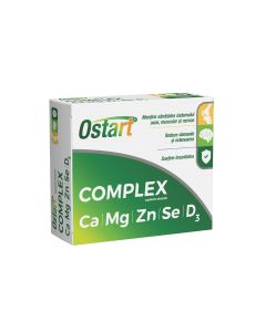 OSTART COMPLEX Ca+Mg+Zn+Se+D3 3 bls x 10 cpr film